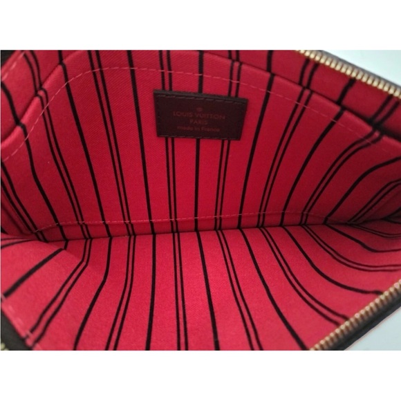 Louis Vuitton Brown Checkered Pouch - Picture 8 of 11